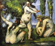 Paul Cezanne Three Bathers oil painting artist